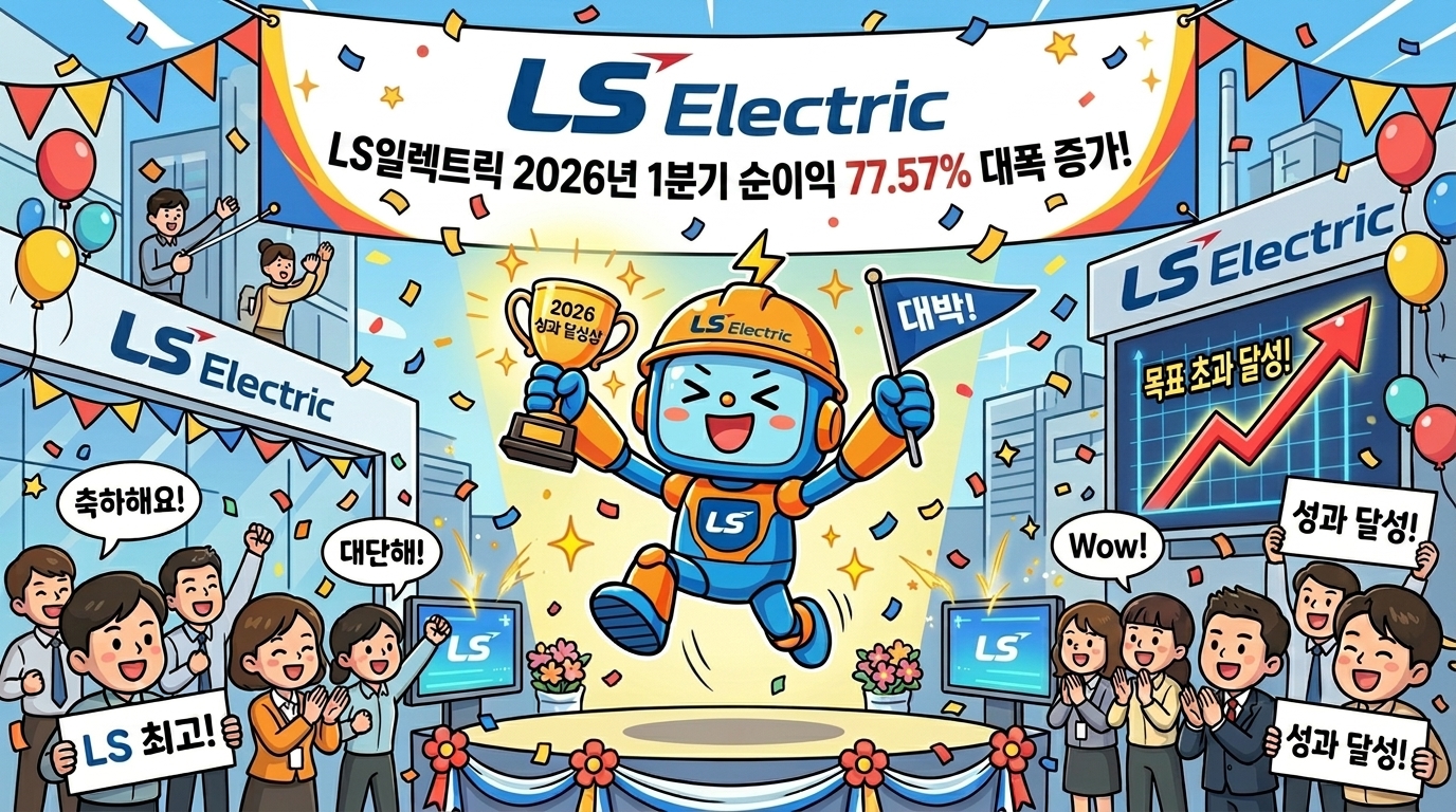 엘에스일렉트릭 1분기 실적 당기순이익 1,195억원 어닝 서프라이즈 분석