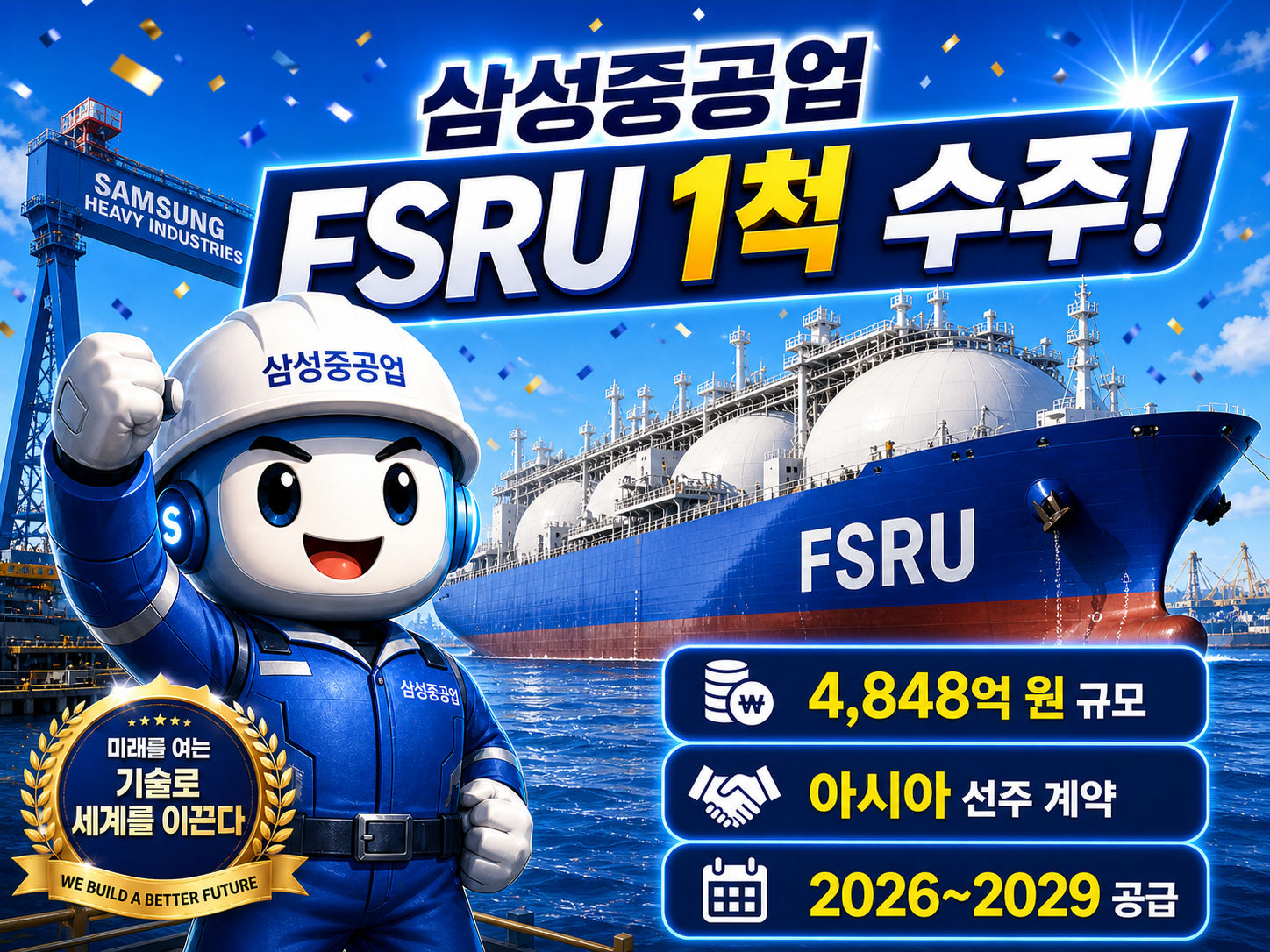 Samsung Heavy Industries FSRU Contract Image