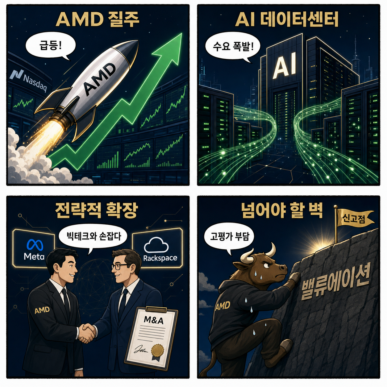 AI 인프라 확장 속 질주하는 AMD, 역대 최고치 부근서 마주한 과제는