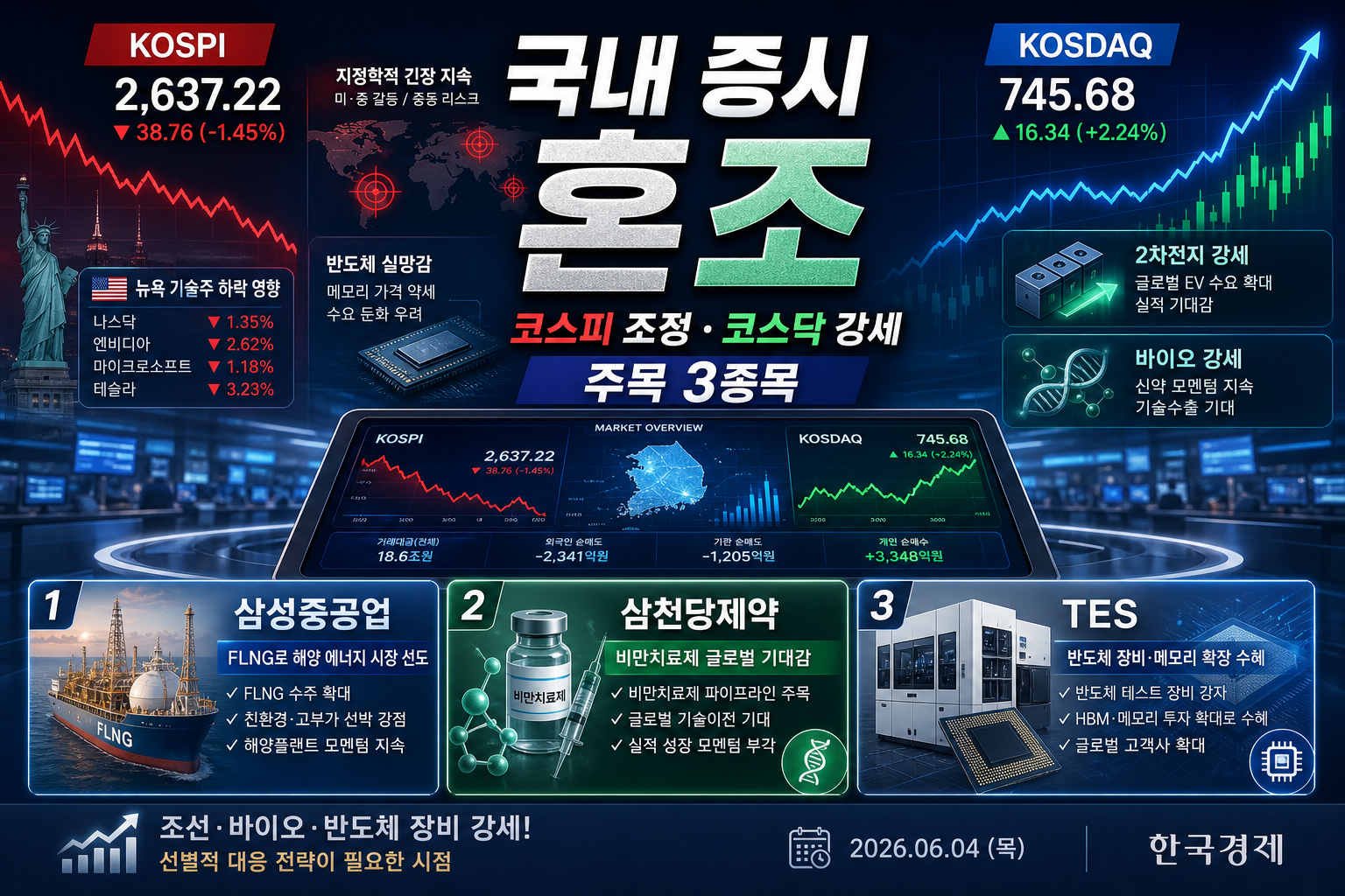 국내 주식 3종목 분석
