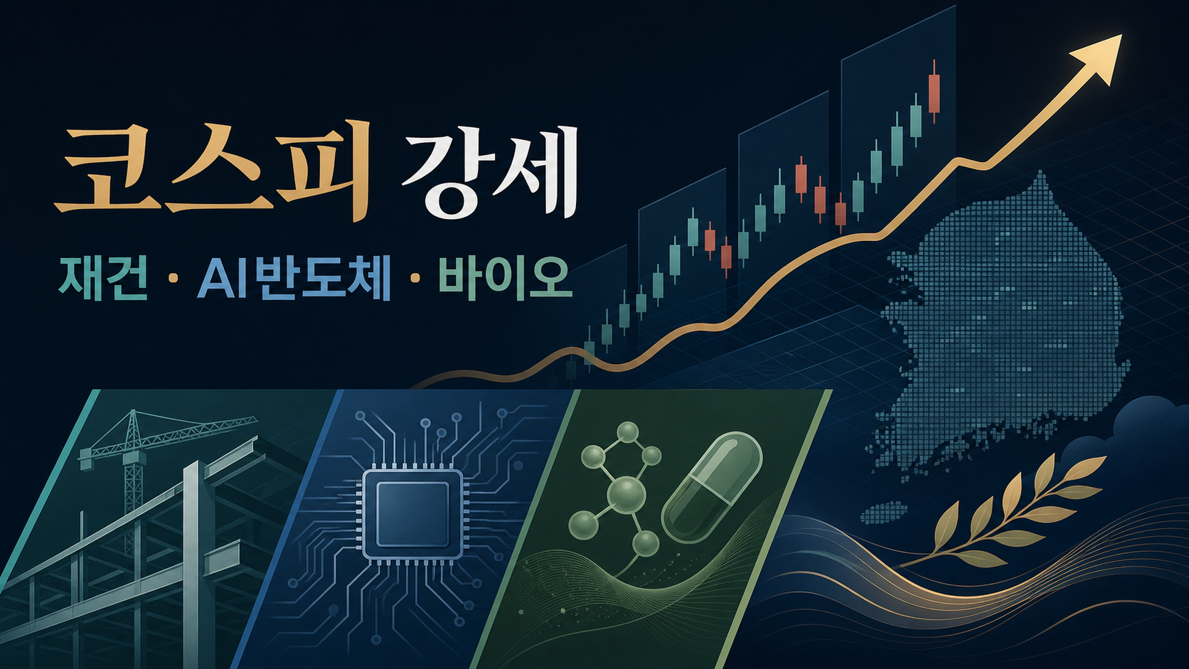 코스피 8,730선 돌파, 미·이란 MOU 수혜… DL이앤씨·심텍·SK바이오팜 분석