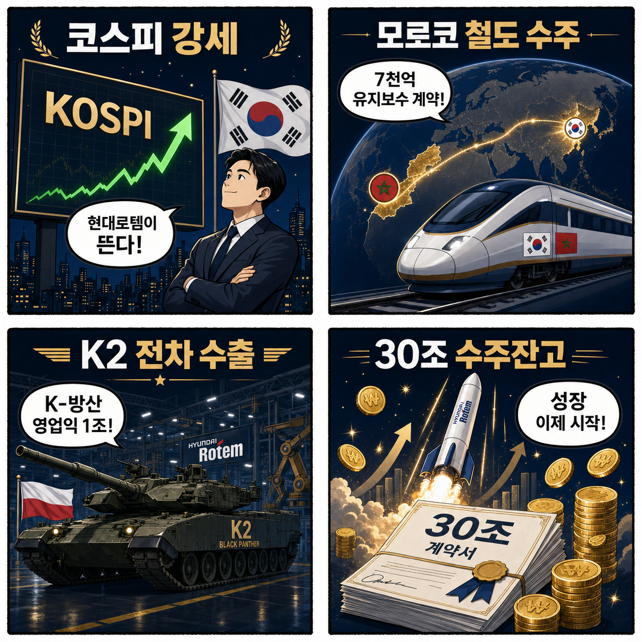 방산 이어 철도까지 잭팟…현대로템, 모로코서 7,482억 원 역대급 수주