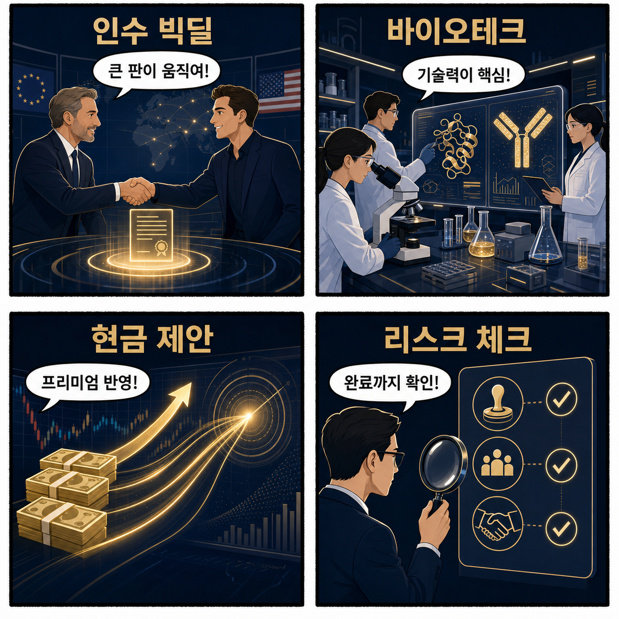 독일 머크의 113억 달러 인수 빅딜, 바이오테크네(TECH) 20%대 폭등 후 강세 유지