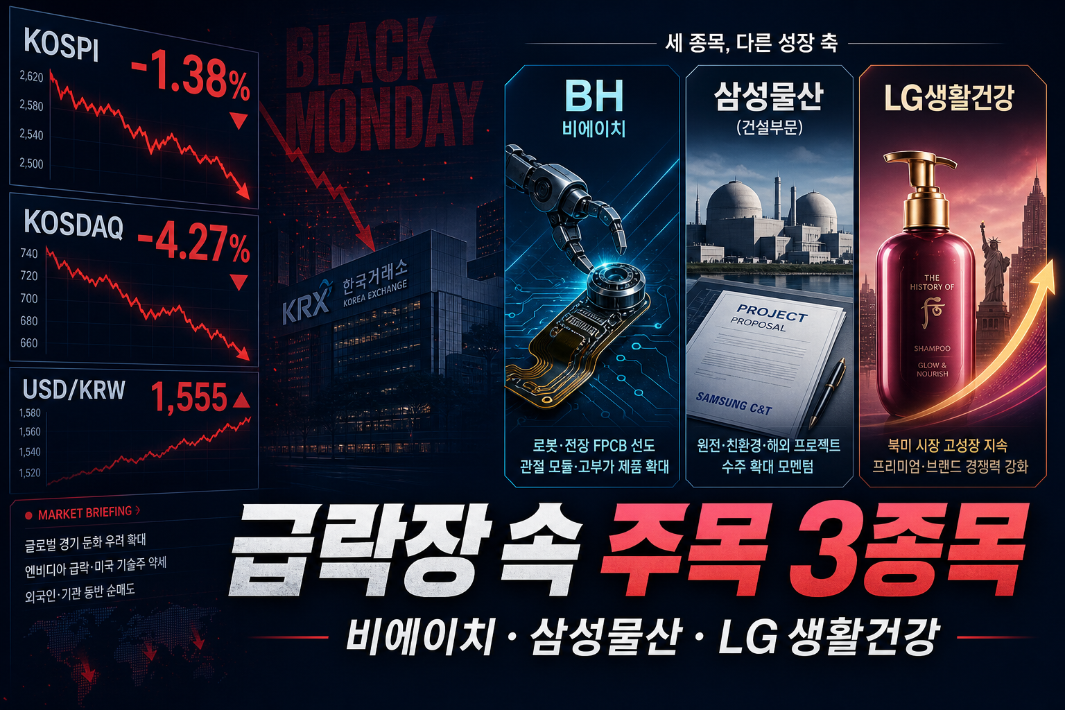 국내 주식 3종목 썸네일