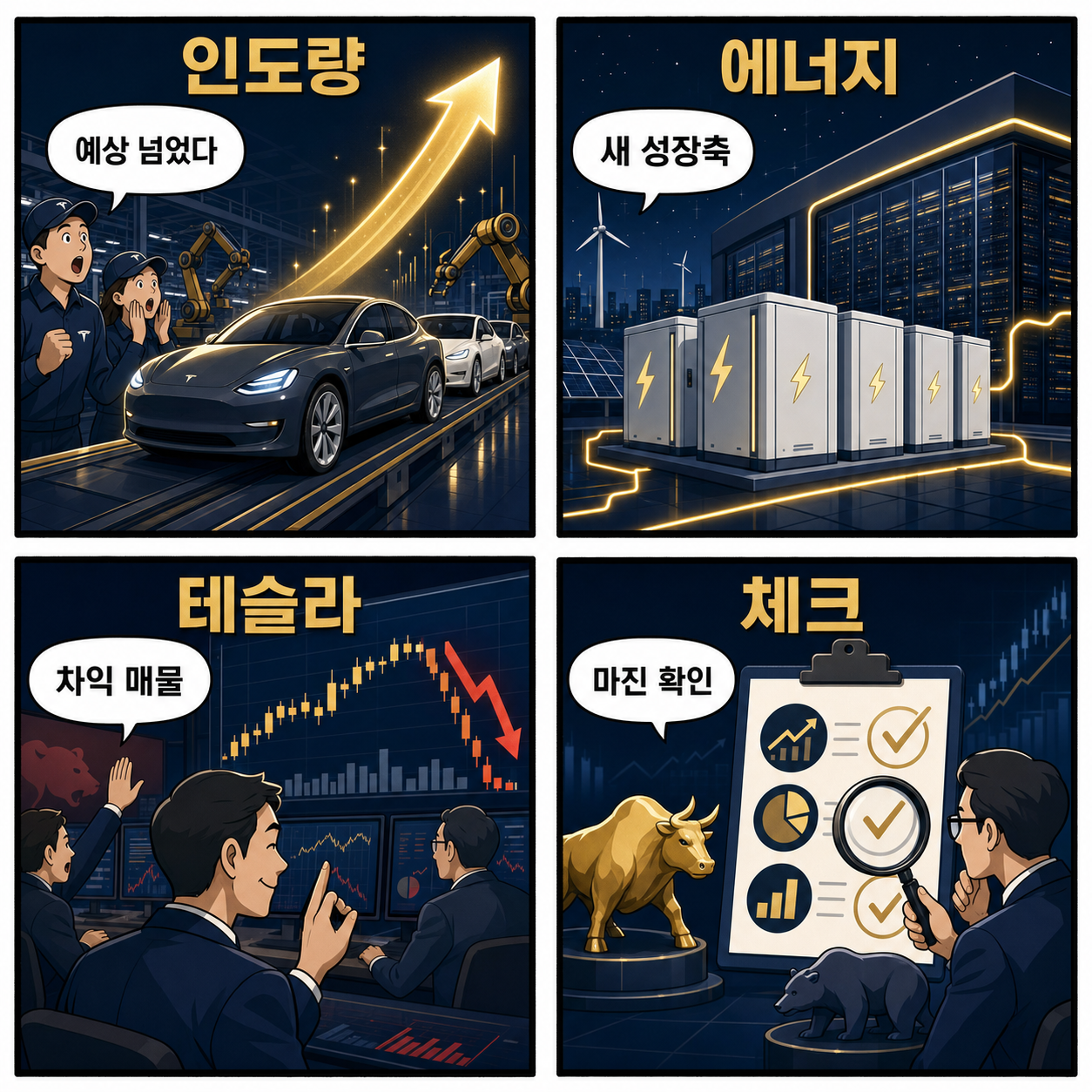 테슬라, 역대급 '인도량 서프라이즈'에도 7%대 급락… '뉴스에 팔아라'에 발목 잡혔나