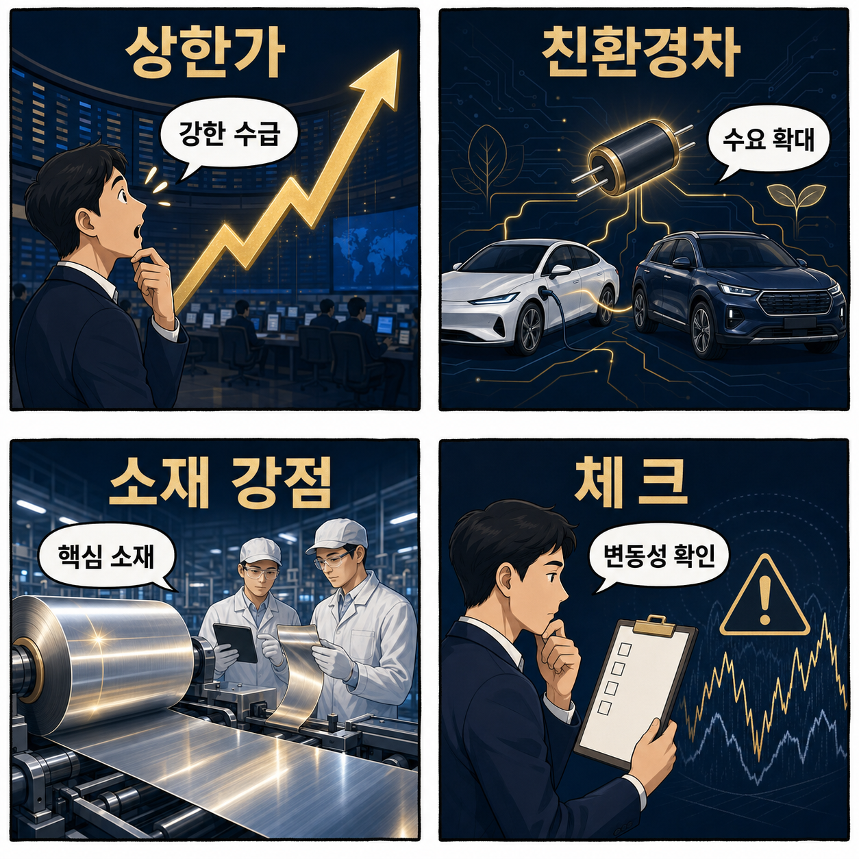 [주말 특징주 분석] 친환경차 소재 기대감 커진 성문전자, 친환경차 수요 기대감에 상한가 직행