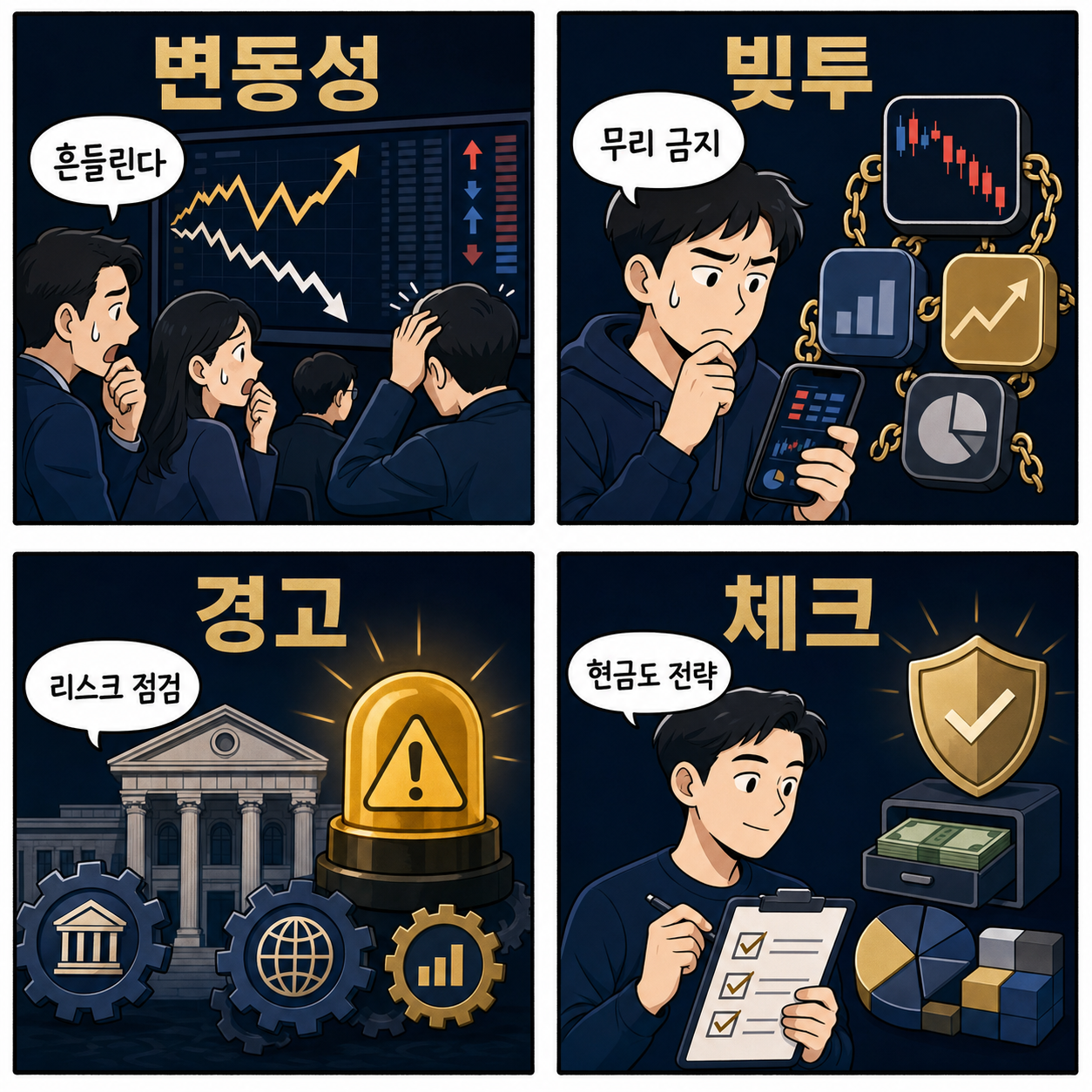 롤러코스터 증시 속 가파른 '빚투·영끌' 경보…한국은행, 금융불안 리스크 우려 표명