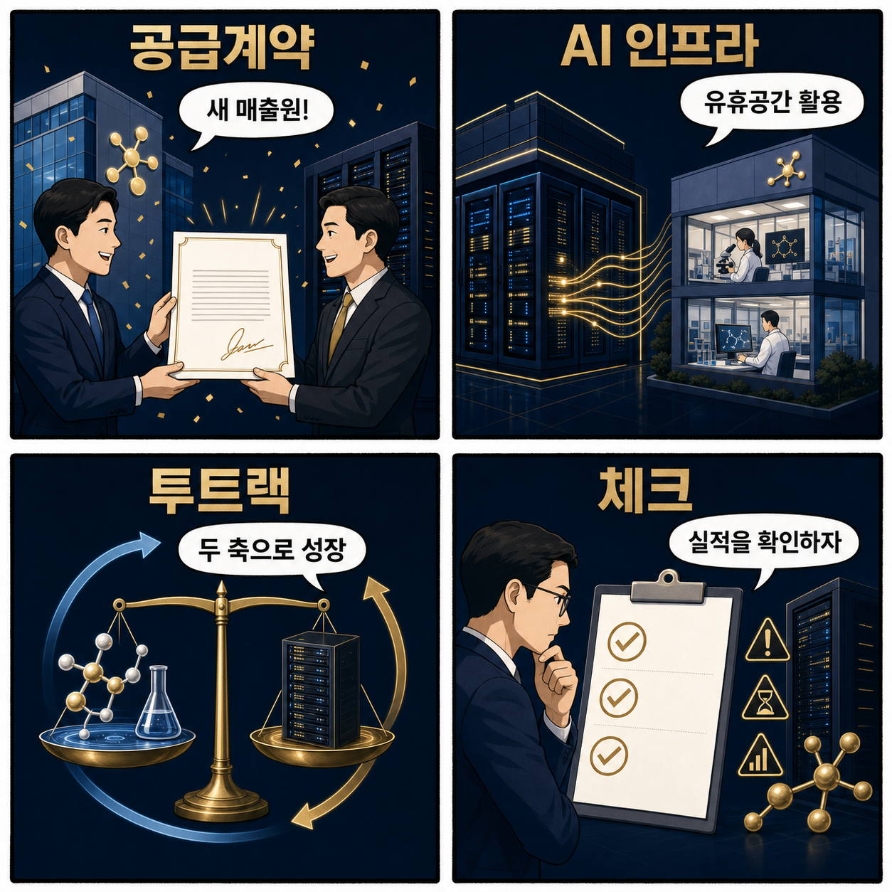 [기획] 'AI 신약'에 데이터센터 입혔다… 신테카바이오(226330), 64억 공급계약의 숨은 나비효과